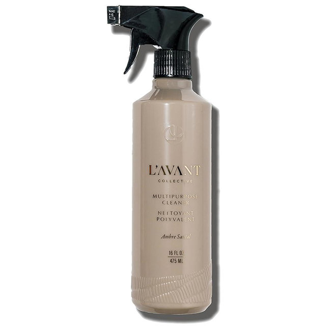 L’AVANT Collective High Performing Multipurpose Cleaner | Plant-Based, Naturally Derived Formula, Ambré Santal Scent - 16 Fl oz Refillable Bottle – All-Purpose Surface Cleaner