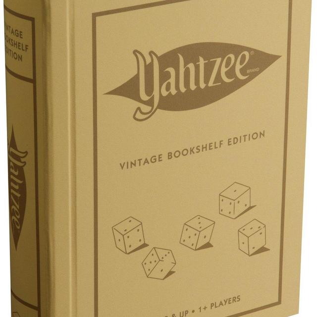 Winning Solutions Yahtzee Linen Book Vintage Edition Board Games