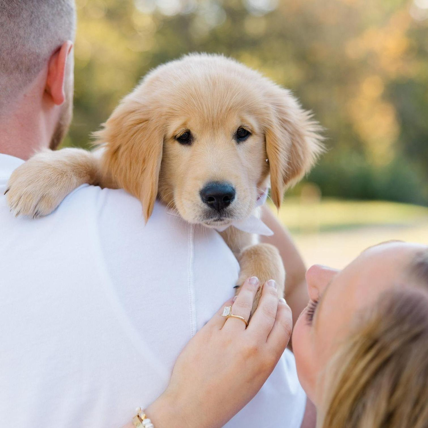Winnie in engagement photos - 2024