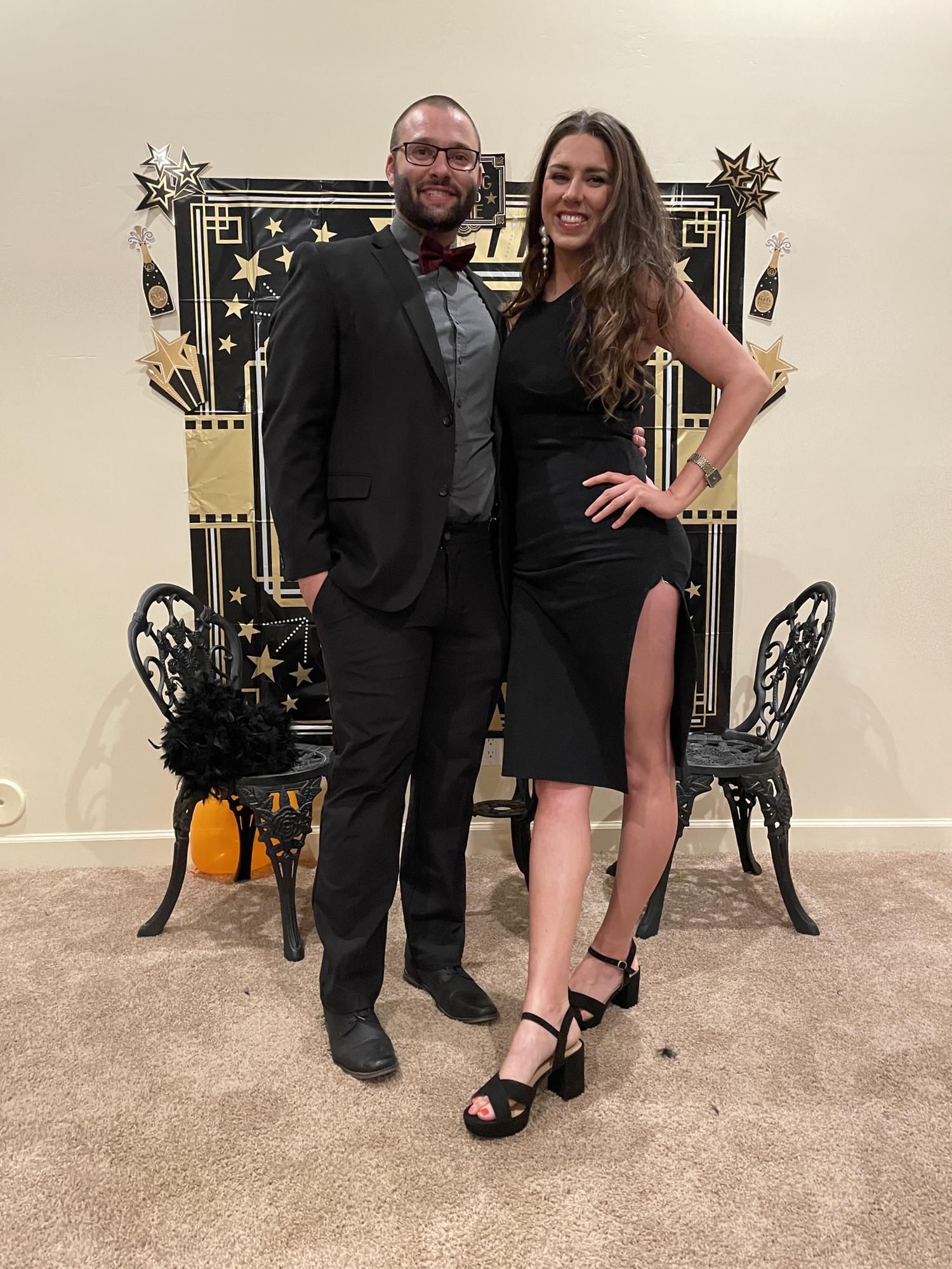 Two days before our first date, at Logan’s 25th. Birthday party.