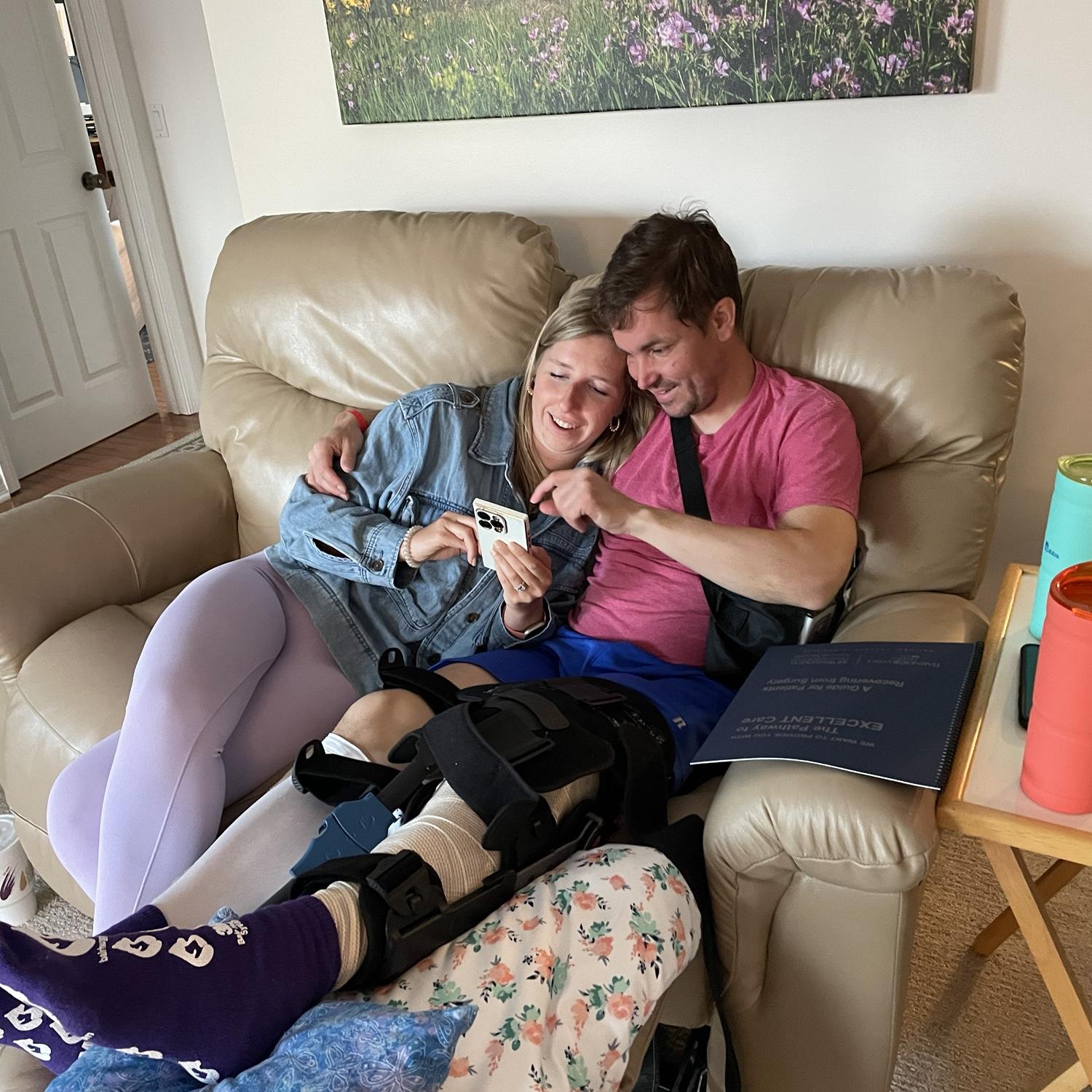 In our year together, Matthew had two surgeries and Payton had mono. We’ve been through it!