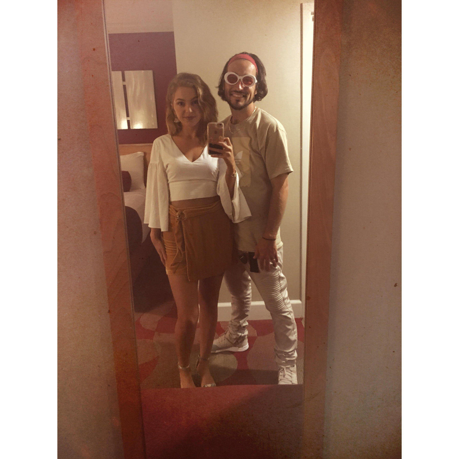 At the IP Casino, ready for a lucky night