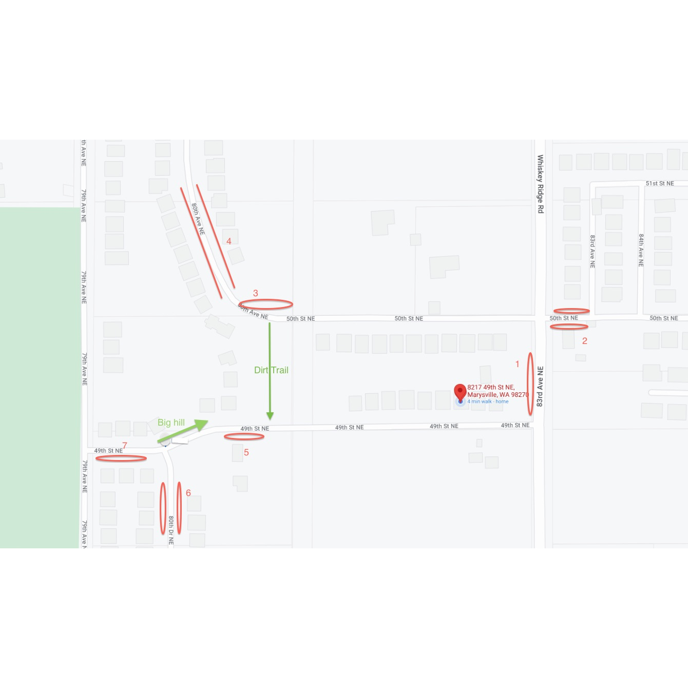 Parking for the Lake Stevens event.