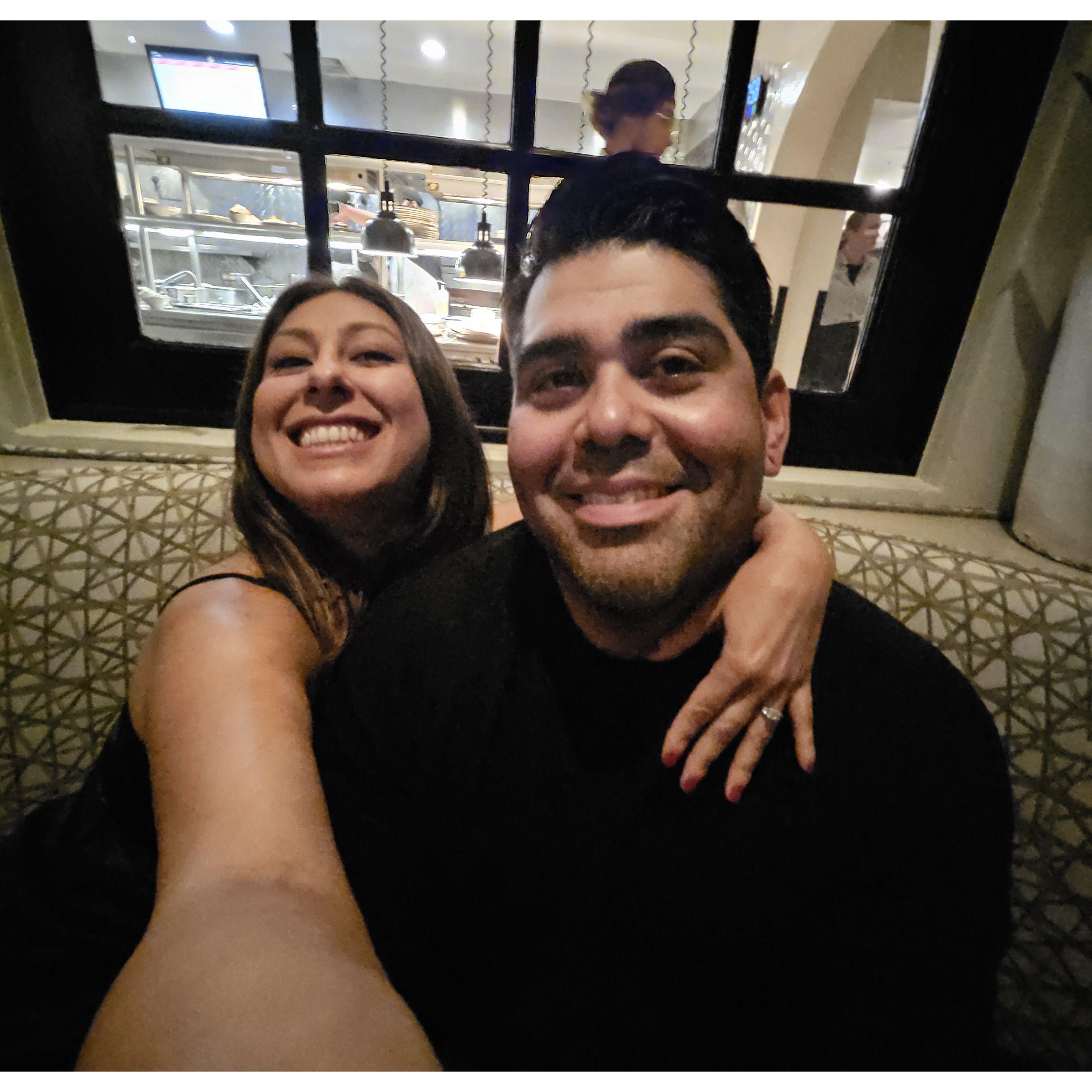 The night we got engaged