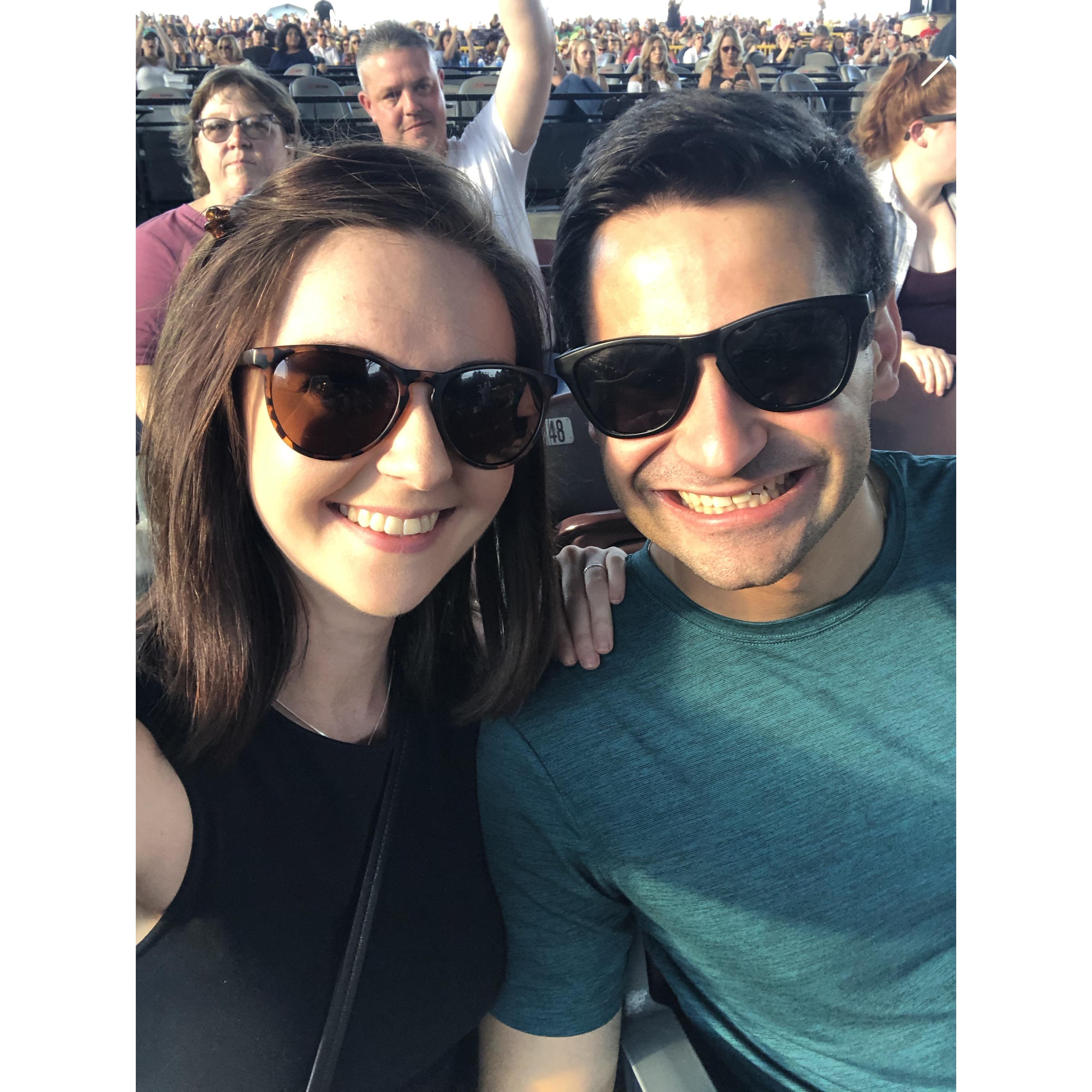 Thomas Rhett Concert, 2019-one of our favorite nights!