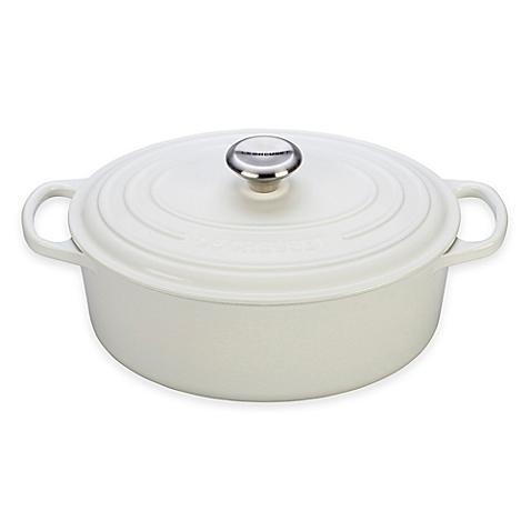Le Creuset® Signature 5 qt. Oval Dutch Oven in White