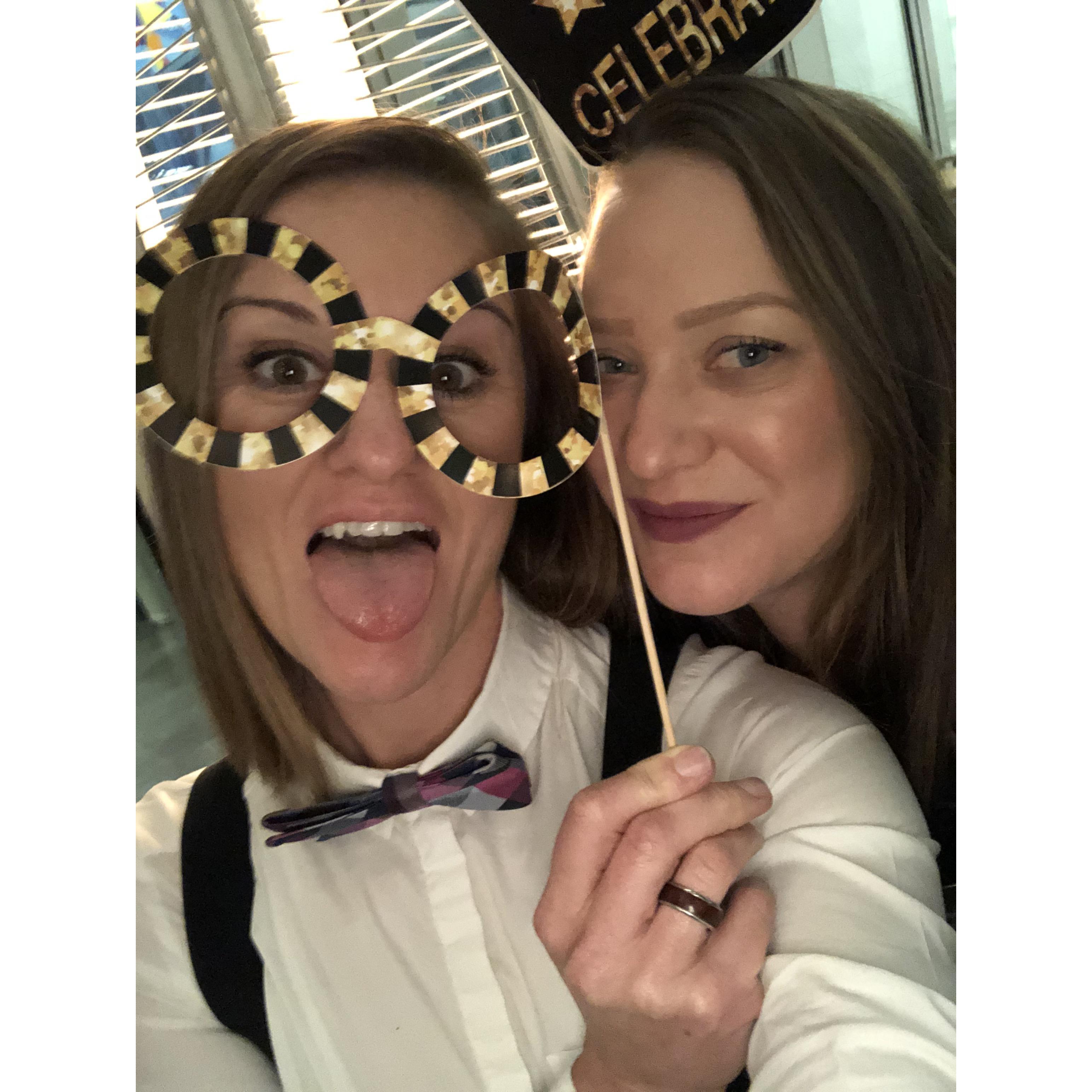 Always celebrating and always being silly.