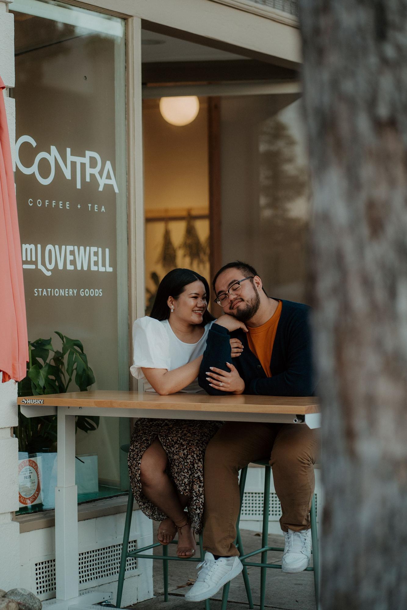 Don’t be fooled. David is so in love.