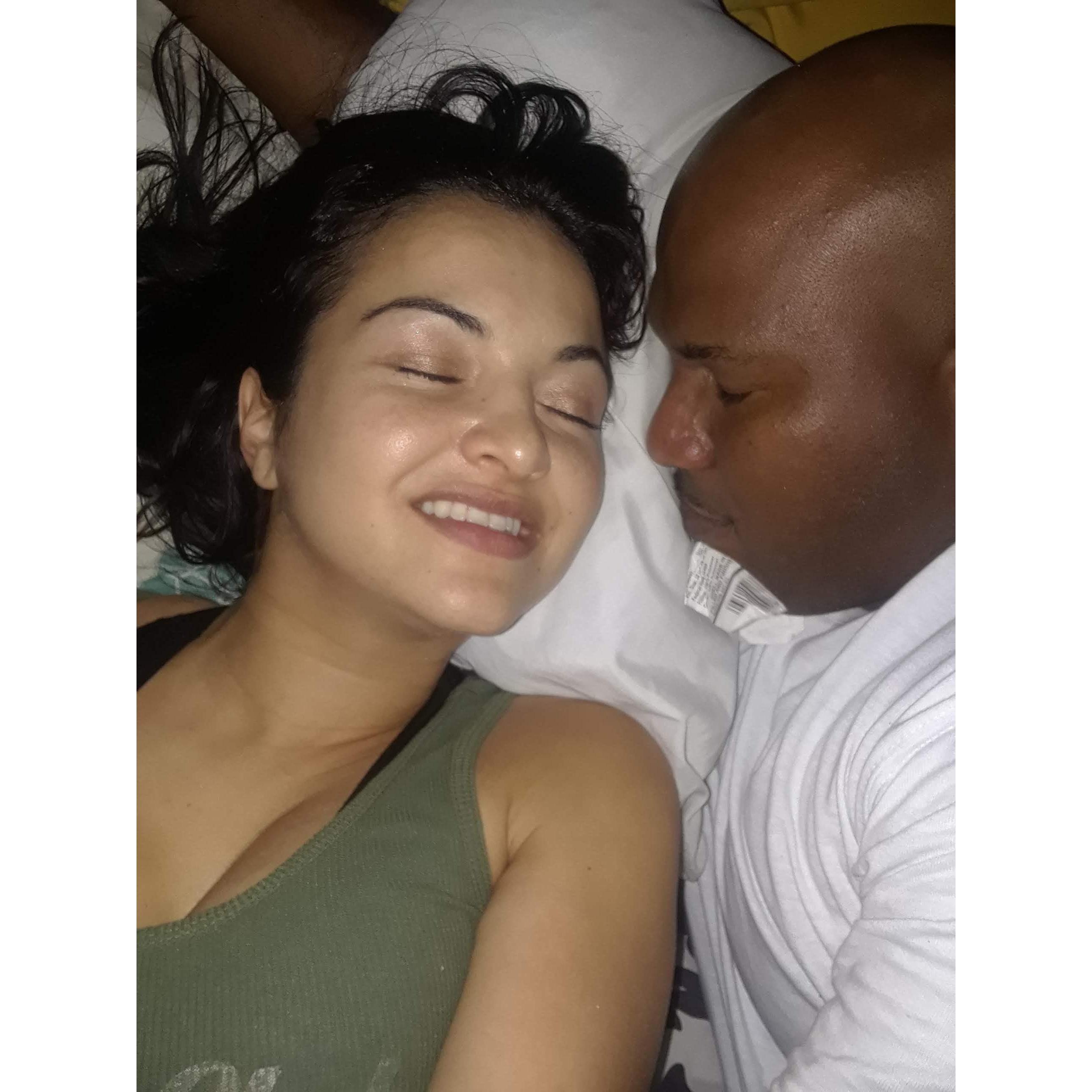 Cuddle time...my favorite.