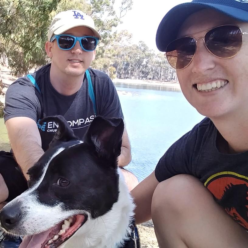 Added Kona to our family!! At Chollas Lake in July 2019