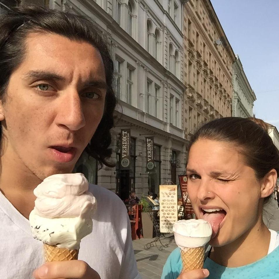 Ice cream and too much sun in Slovakia 2016