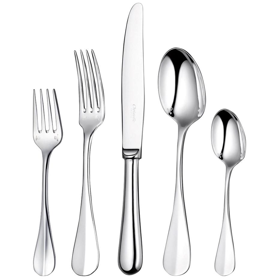 Christofle Fidelio Silverplated 5 Piece Place Setting
