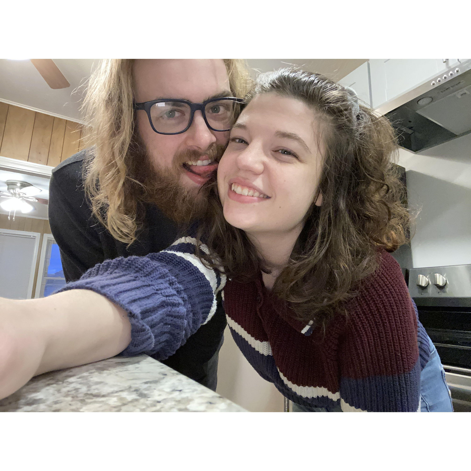 Our first apartment back in 2020