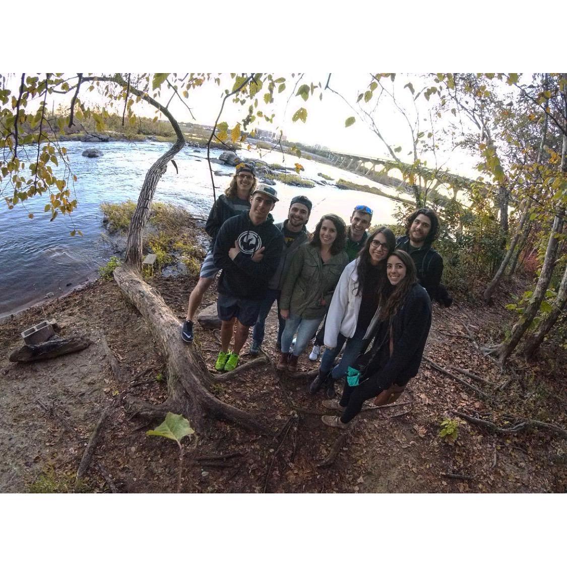 Friends visiting Richmond 2016