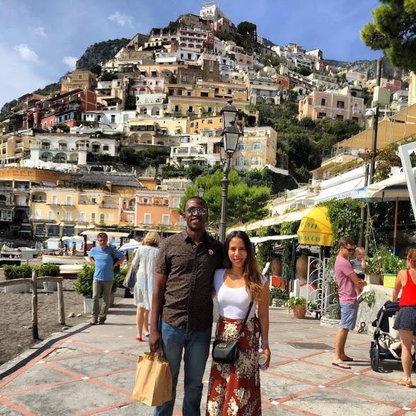 Positano, Italy- Shopping and having lunch
