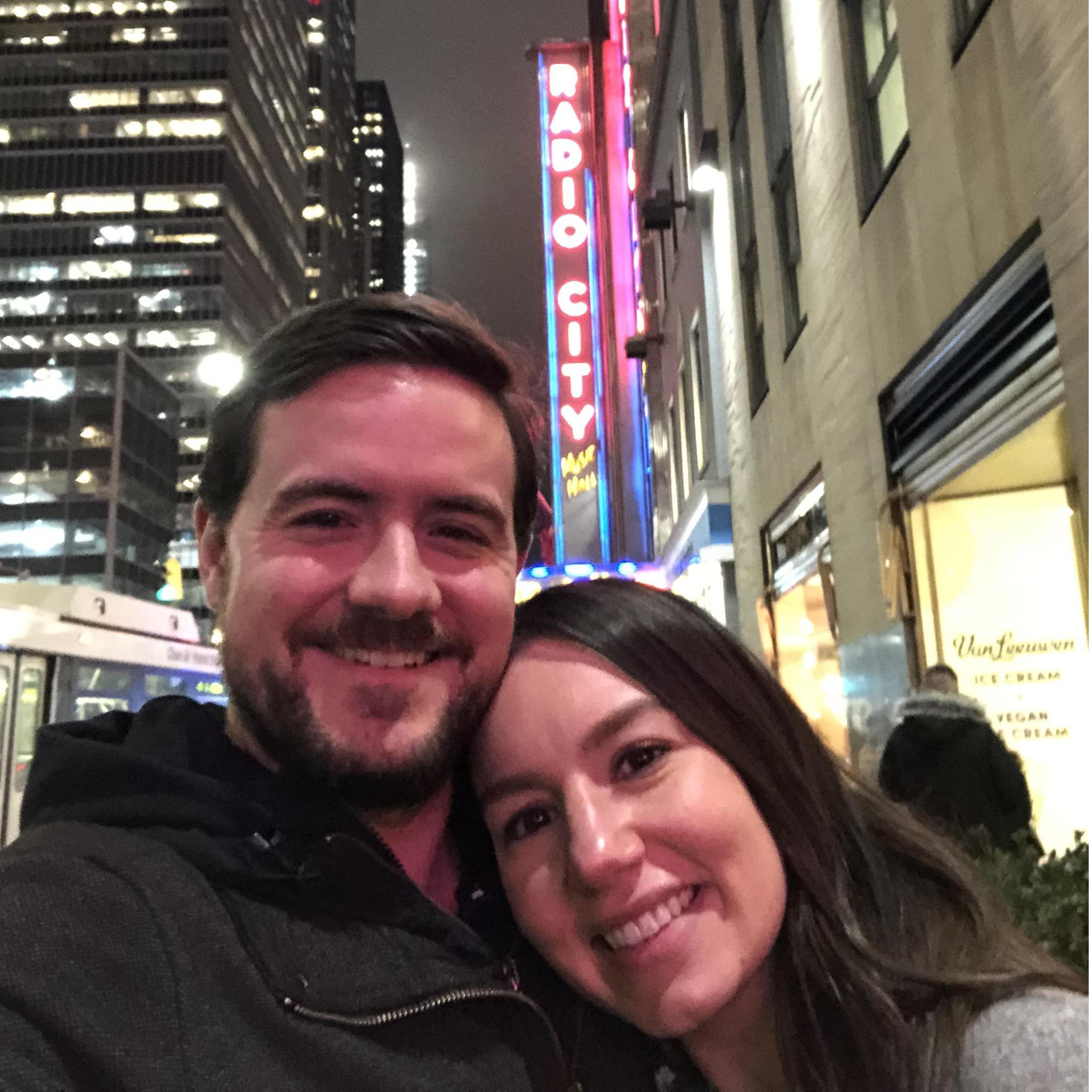 Radio City after going to see Jimmy Fallon in NYC