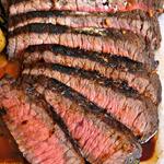 London Broil in Garlic Marinade