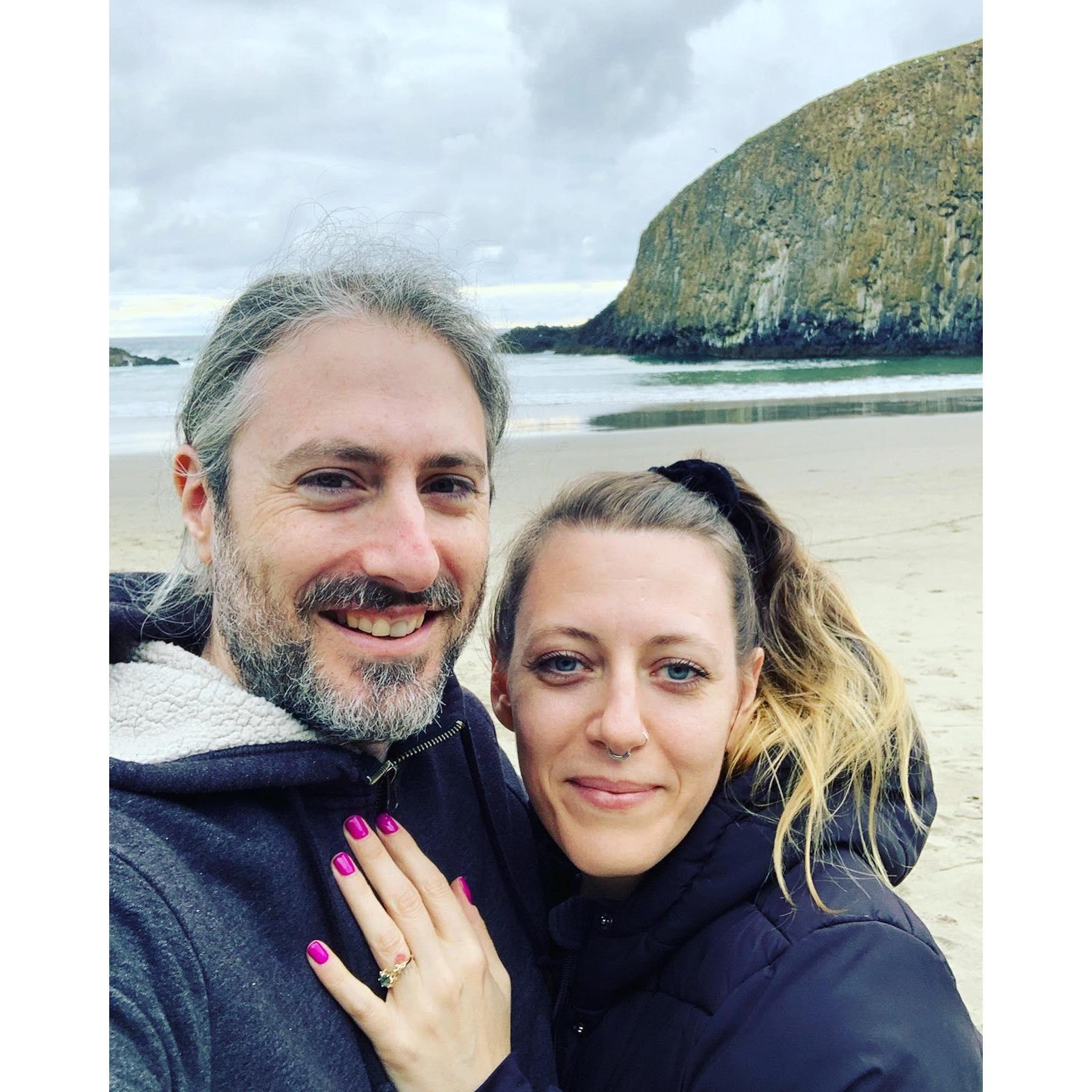 Right after Justin asked Lindsey to marry him :)