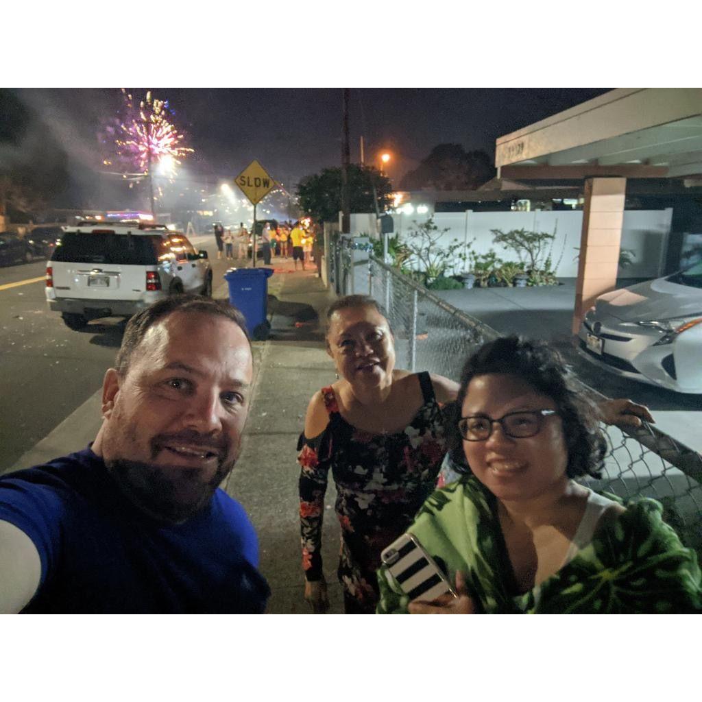 Happy New Year! Jan 1, 2020
Fireworks on Kalaloa Street