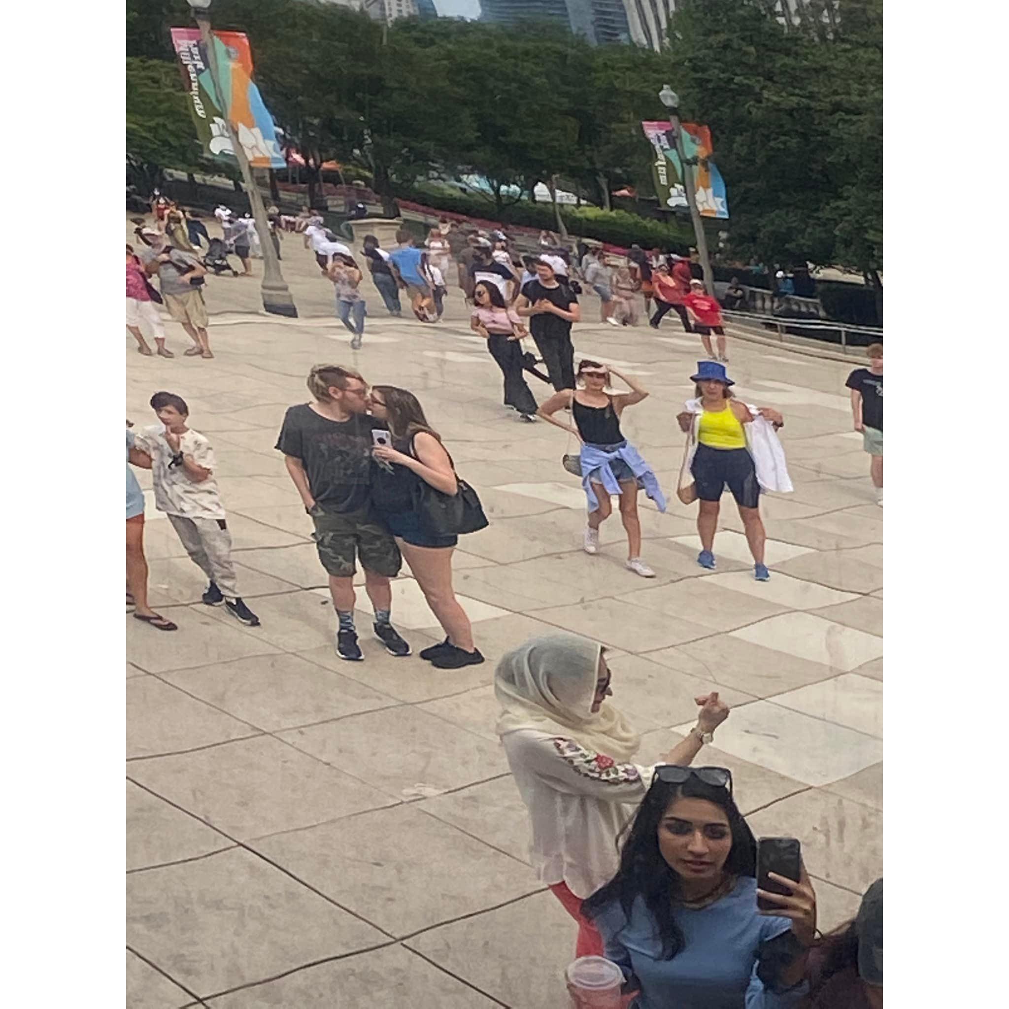 From our trip to Chicago together!