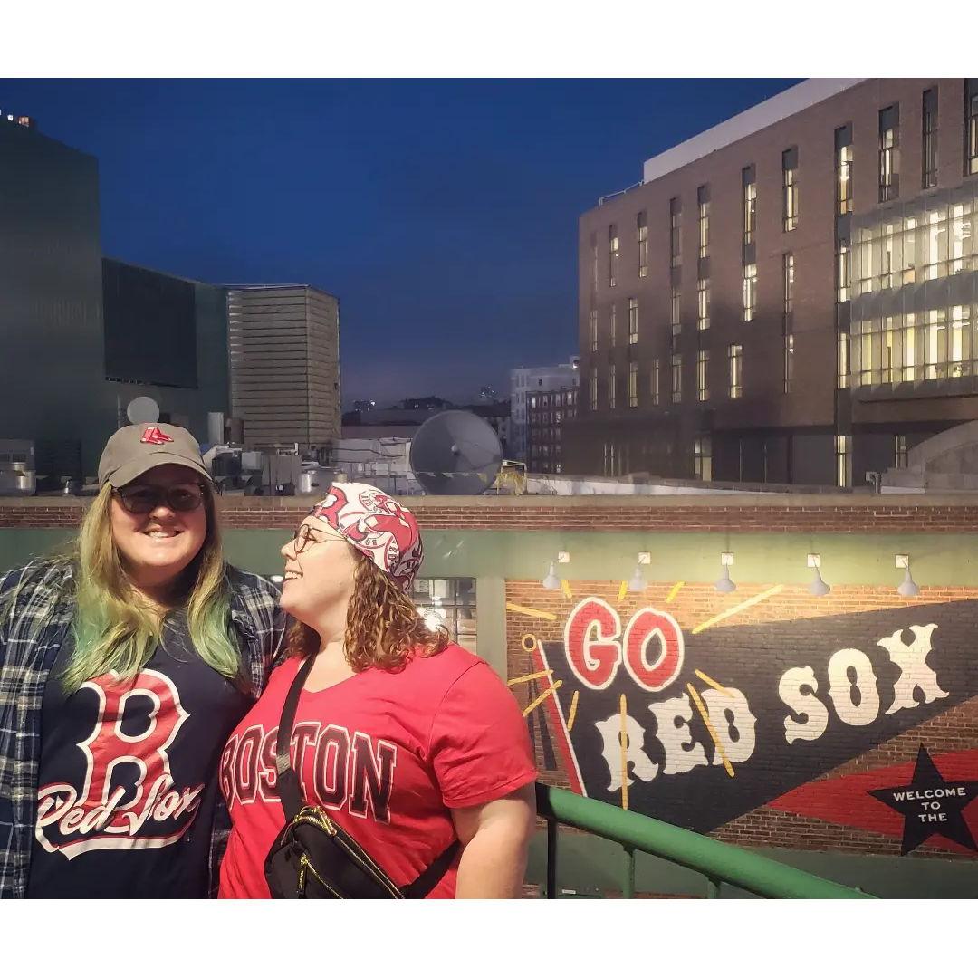 Our first Red Sox game together!