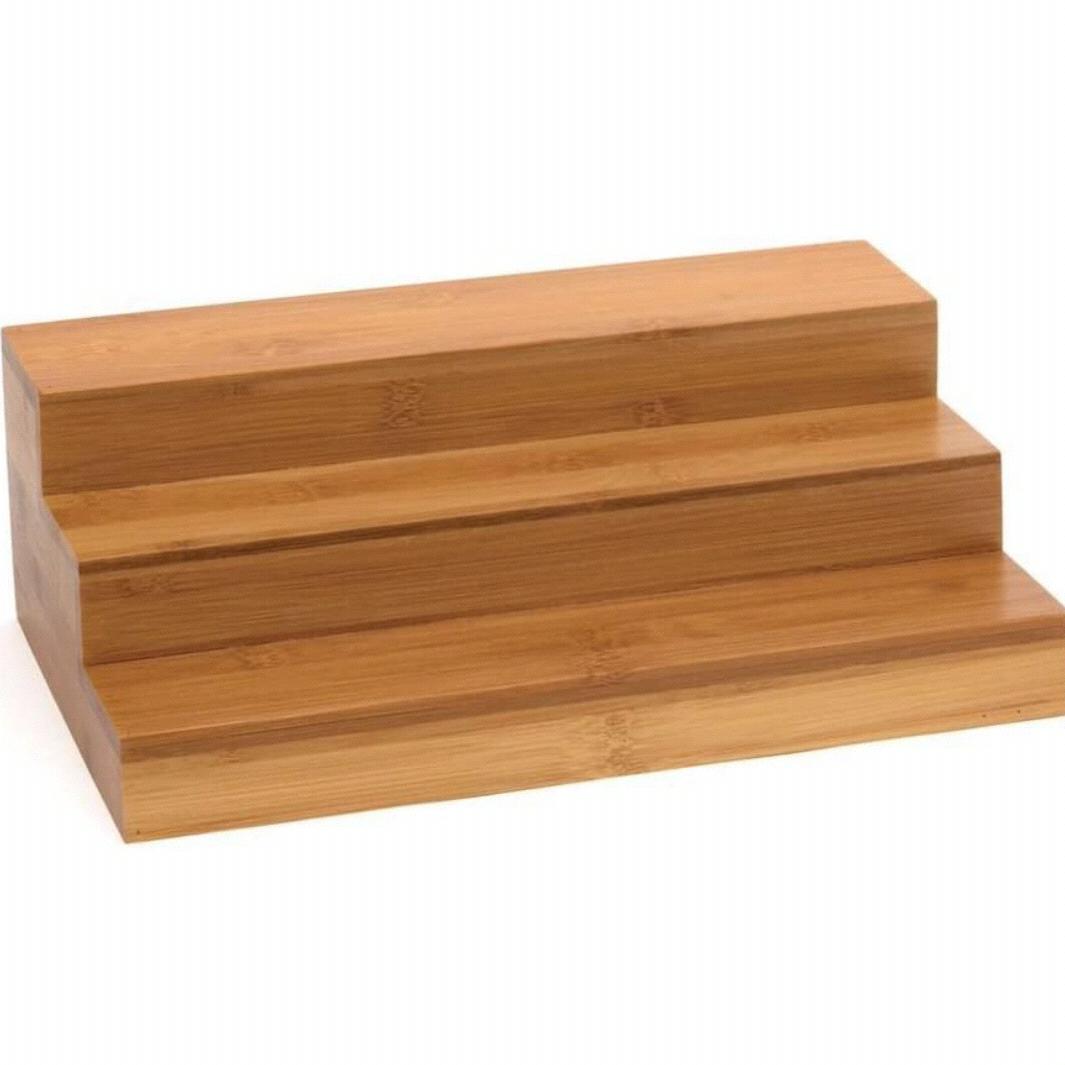 Bamboo Expandable 3-Tier Spice Organizer