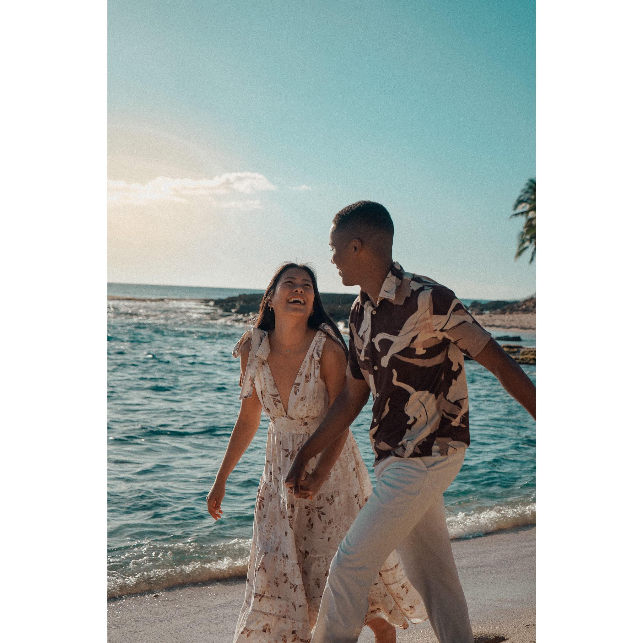 Engagement photos in Hawaii