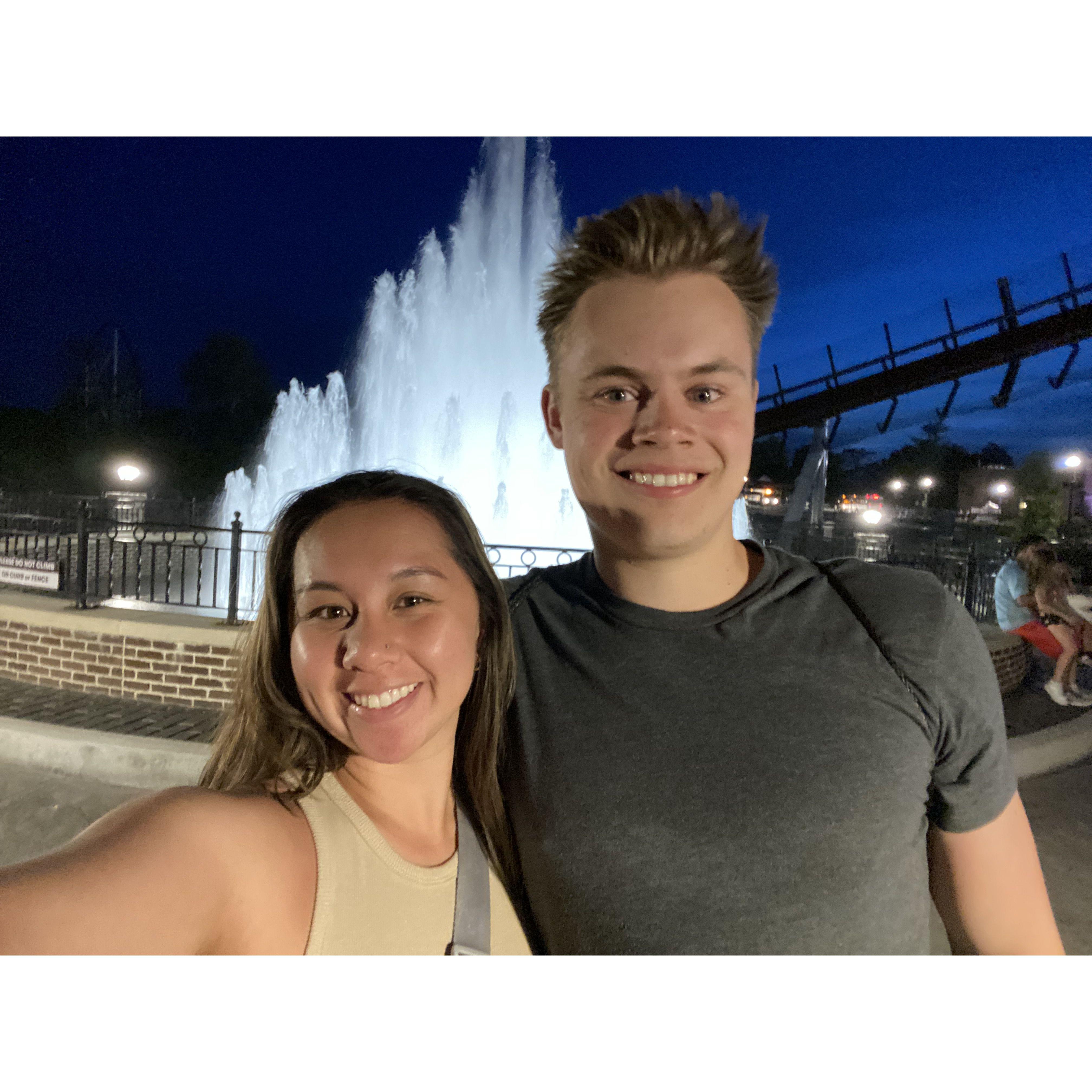 Our first time in Hershey Park!