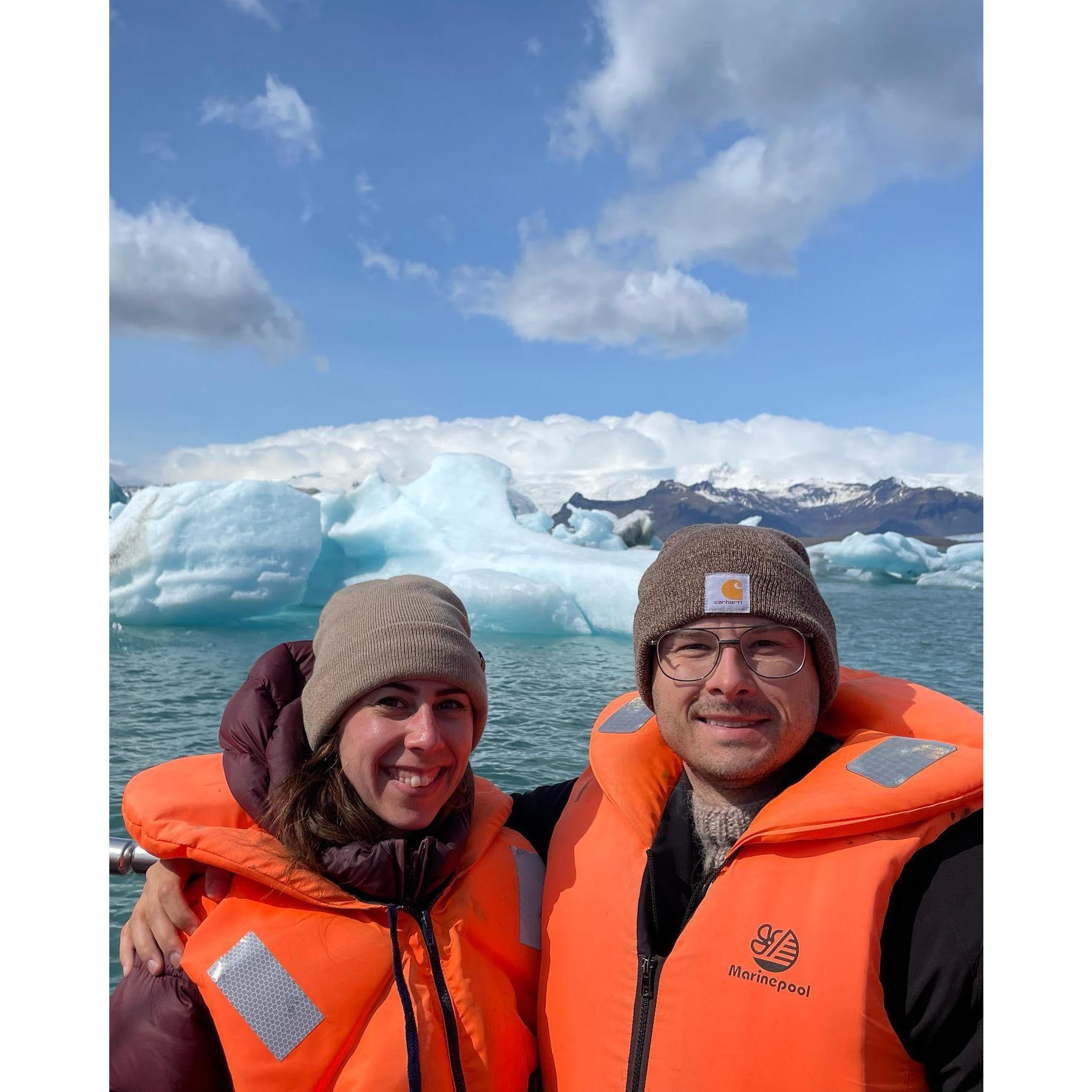 Glacier boat tour in Iceland! 2023
