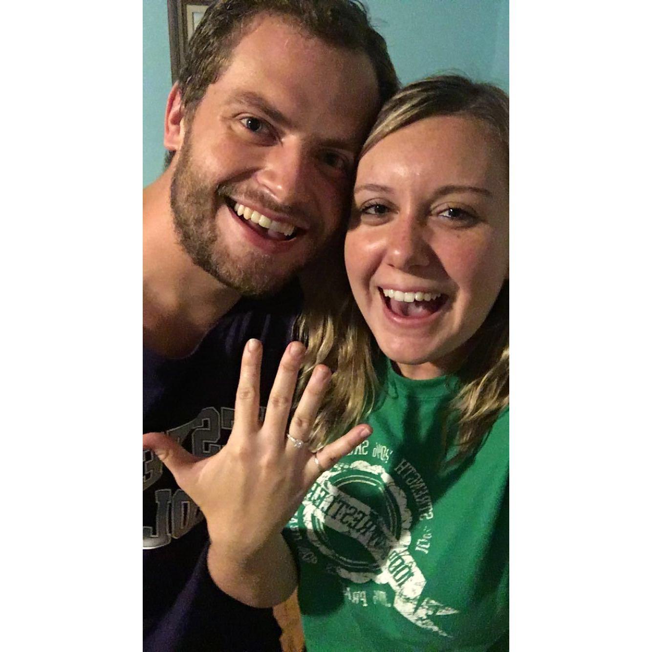 McKenzie proposed to Courtney in September 2018.