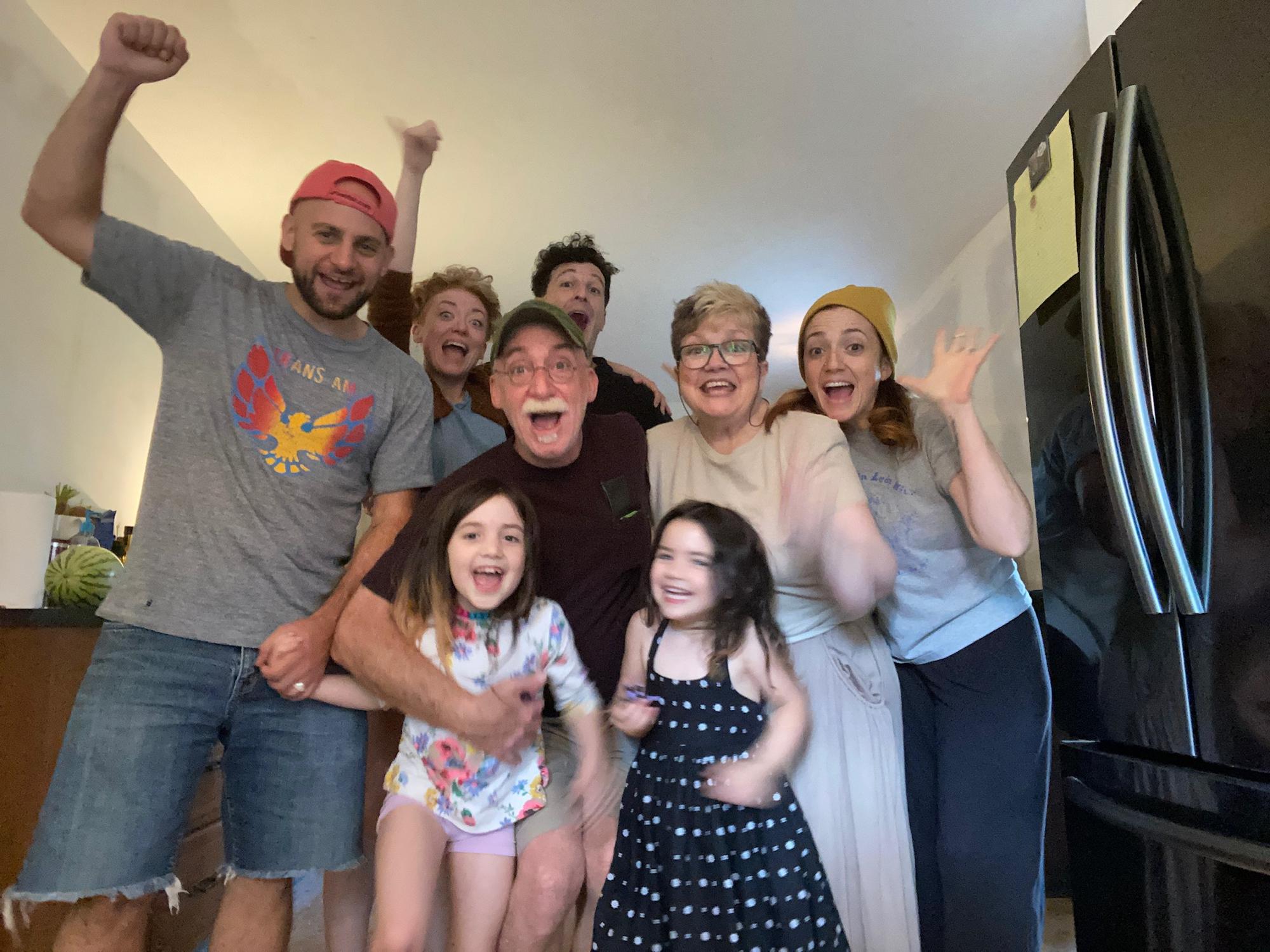 Engagement congratulations from afar!