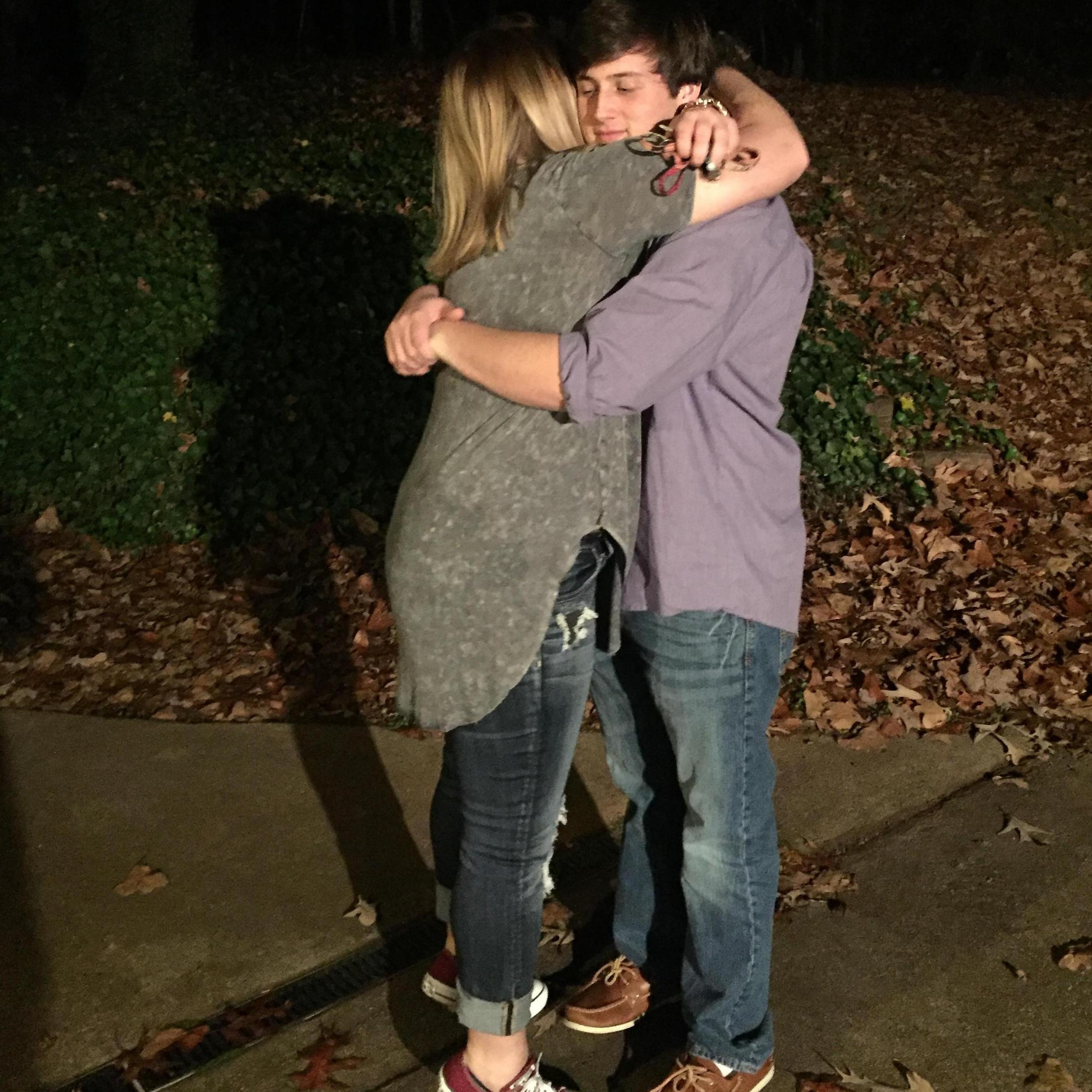 Surprise visit when Jeffrey still lived in Douglasville. (Breanna) - Almost positive my mom cleaned my room for this visit, lol.