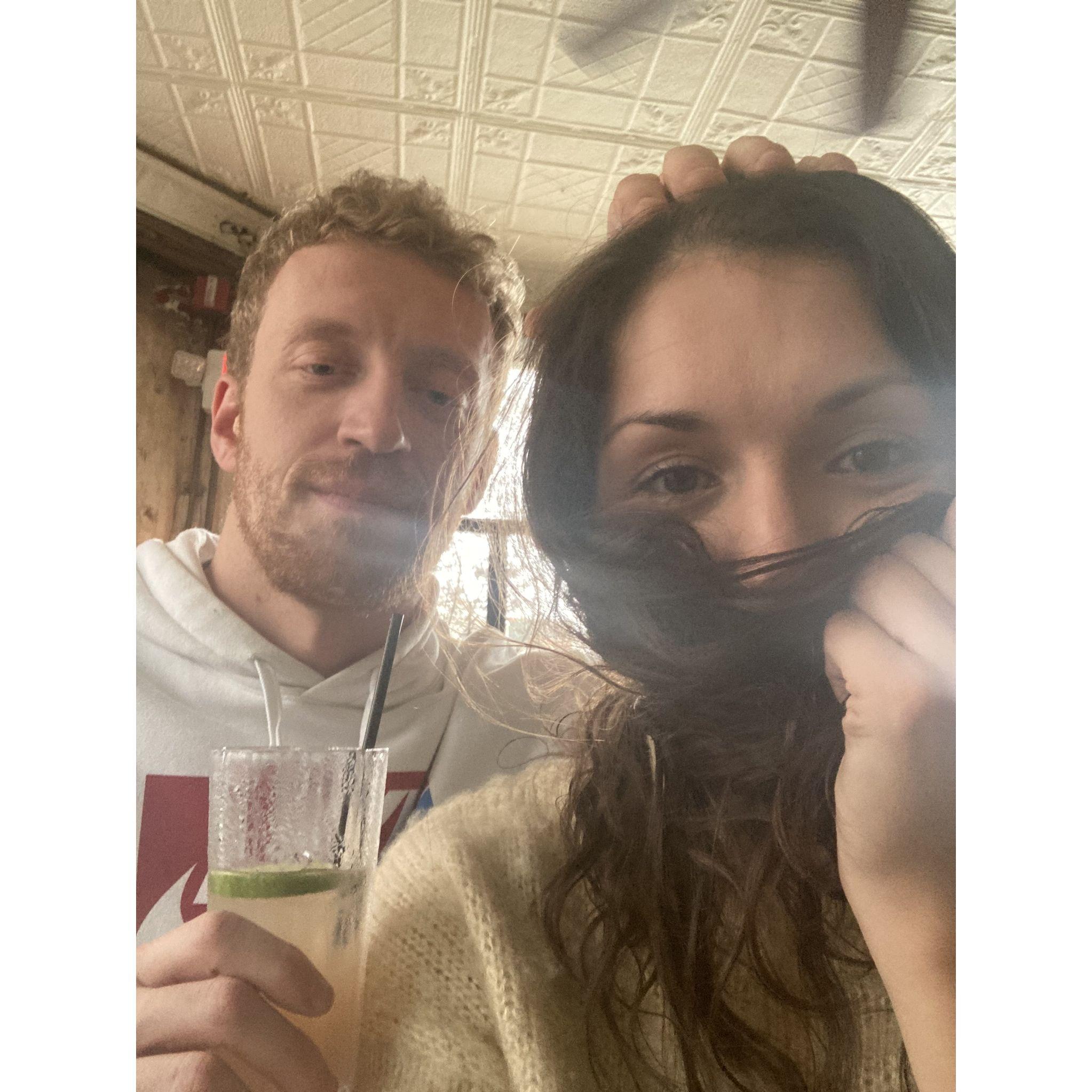 New Years Day! Our first date as a couple