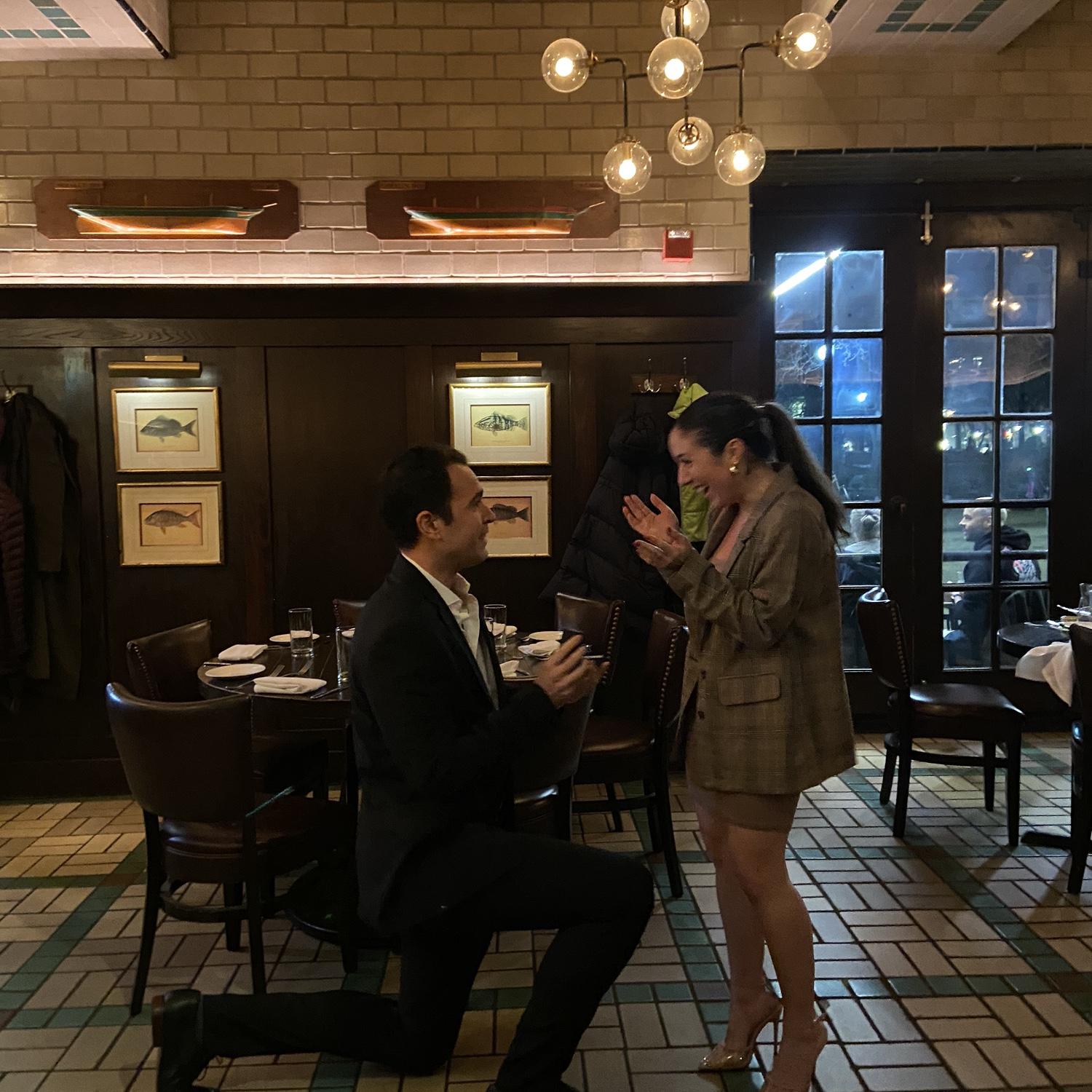 She said yes!