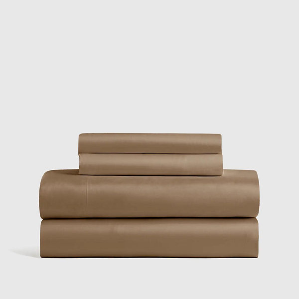 Bamboo Fitted Sheet Set in Walnut