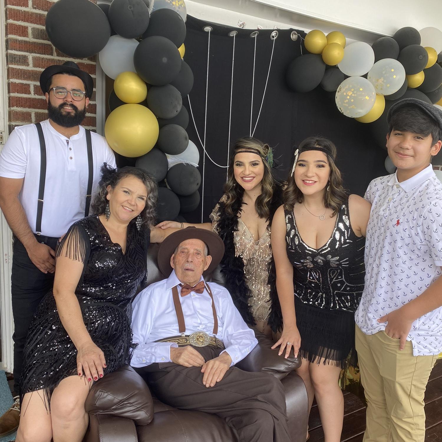 So grateful my dear Grandpa got to celebrate his 100th bday and was able to witness me in a happy loving relationship