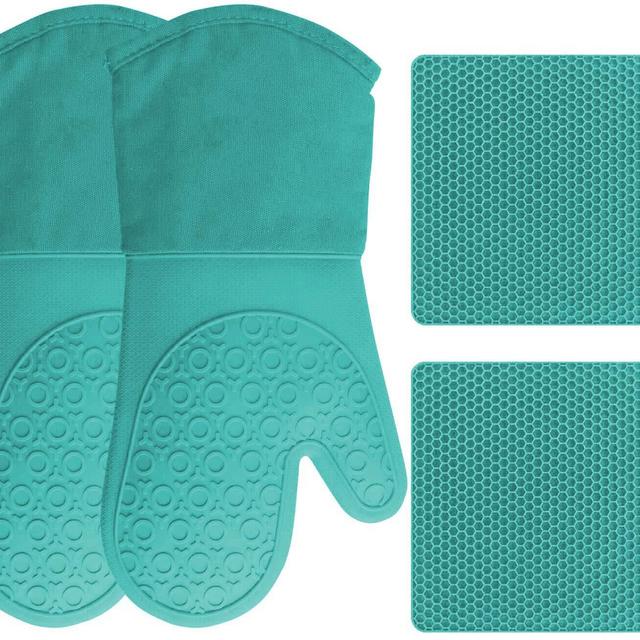 Silicone Oven Mitts and Pot Holders