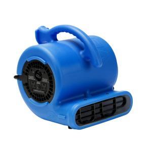 1/4 HP Air Mover for Water Damage Restoration Carpet Dryer Floor Blower Fan Home and Plumbing Use, Blue