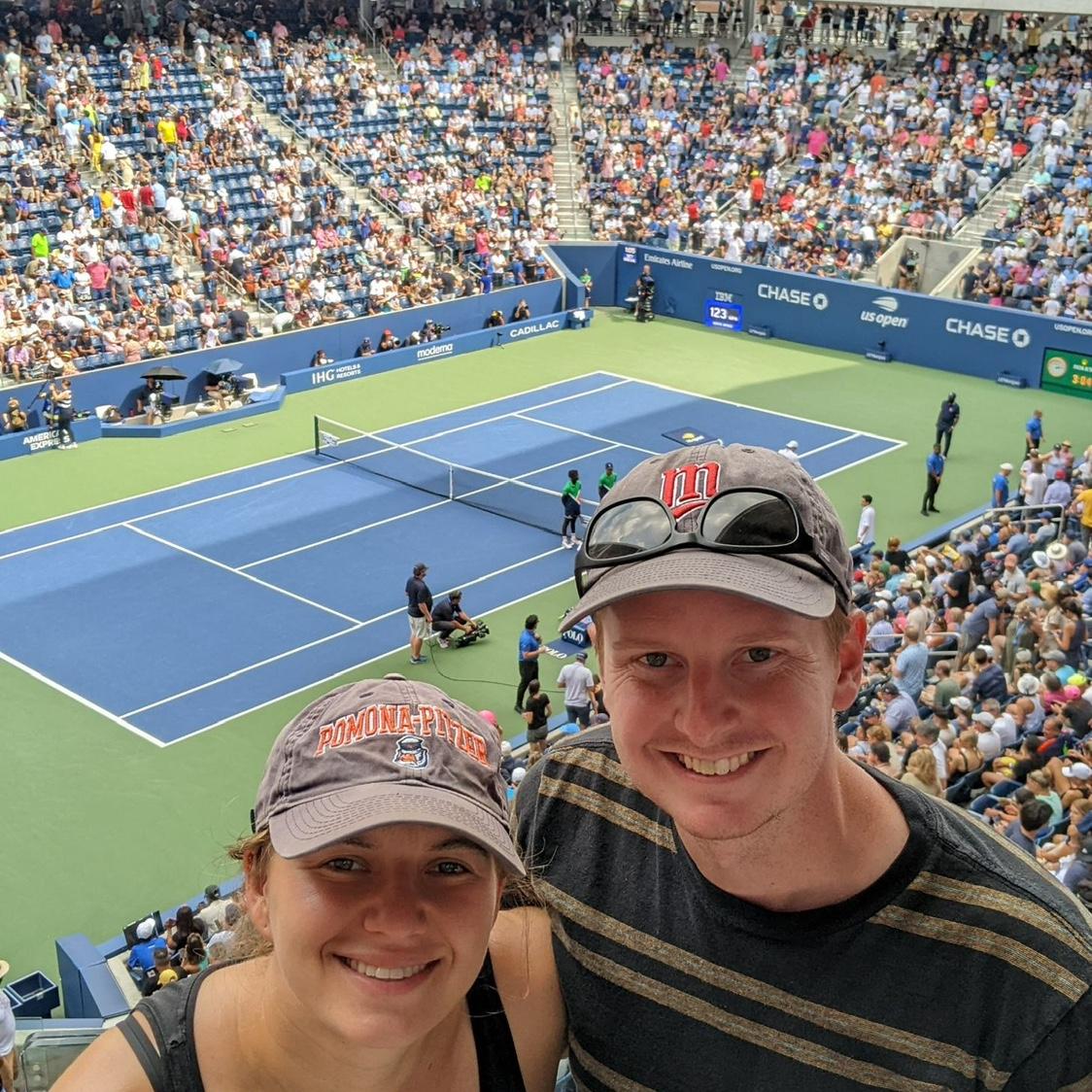 Checking out the US open