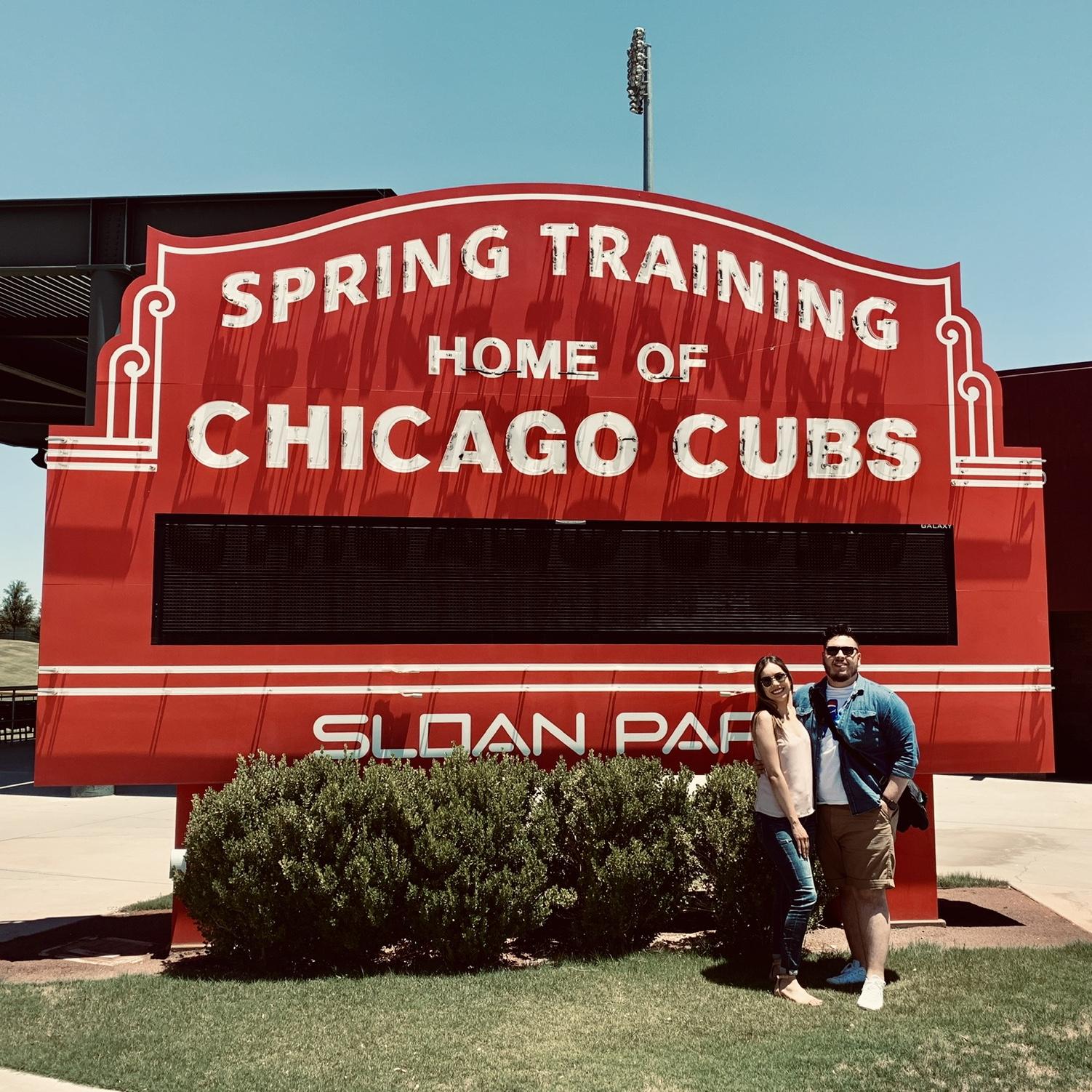 First time in Sloan Park (Shoutout the groundskeeper for the off-season access) - July 2019