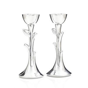 Nambé - Tree of Life Sabbath Candlestick, Set of 2