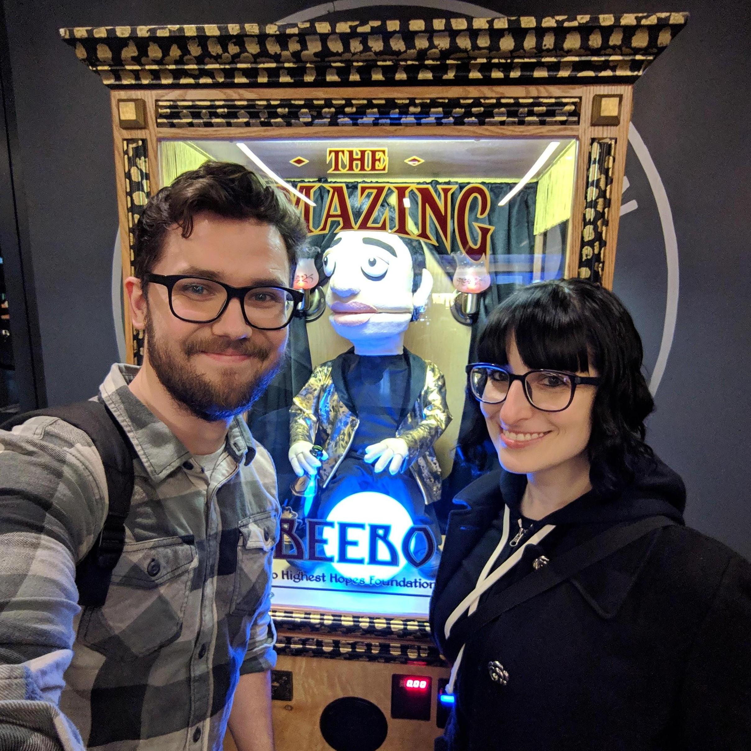We saw Panic! at the Disco twice in 2018 and twice in 2019, and had to get our fortune from The Amazing Beebo!