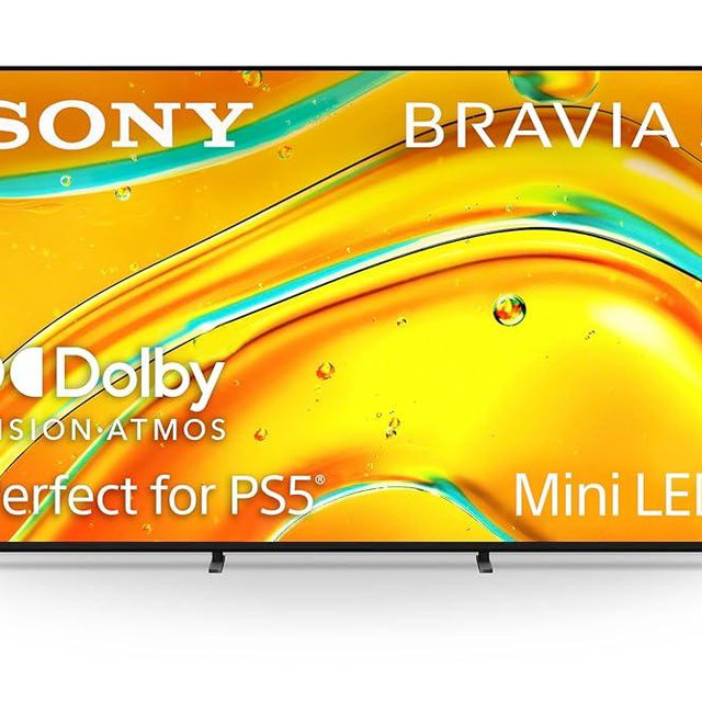 Sony BRAVIA 5 65 Inch TV, Mini LED, 4K Smart Google TV, XR Processor with AI Technology,120hz Television with Dolby Vision/Atmos, Exclusive Features for PlayStation®5, K-65XR50, 2025 Model