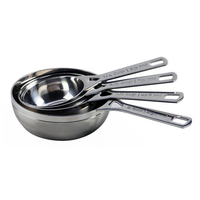 Le Creuset Stainless-Steel Measuring Cups, Set of 4