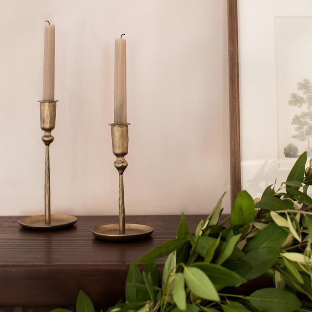 Bruges Brass Candlestick: Small, Medium & Large