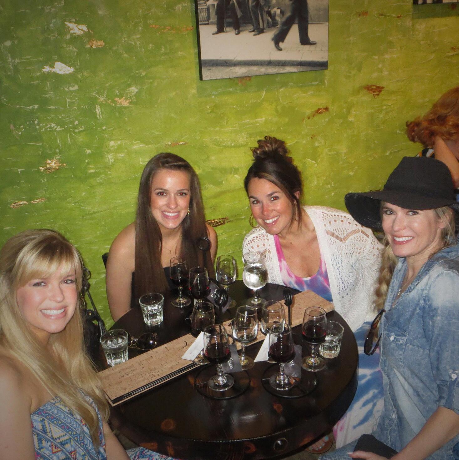 Sisters Wine-tasting in Grapevine TX