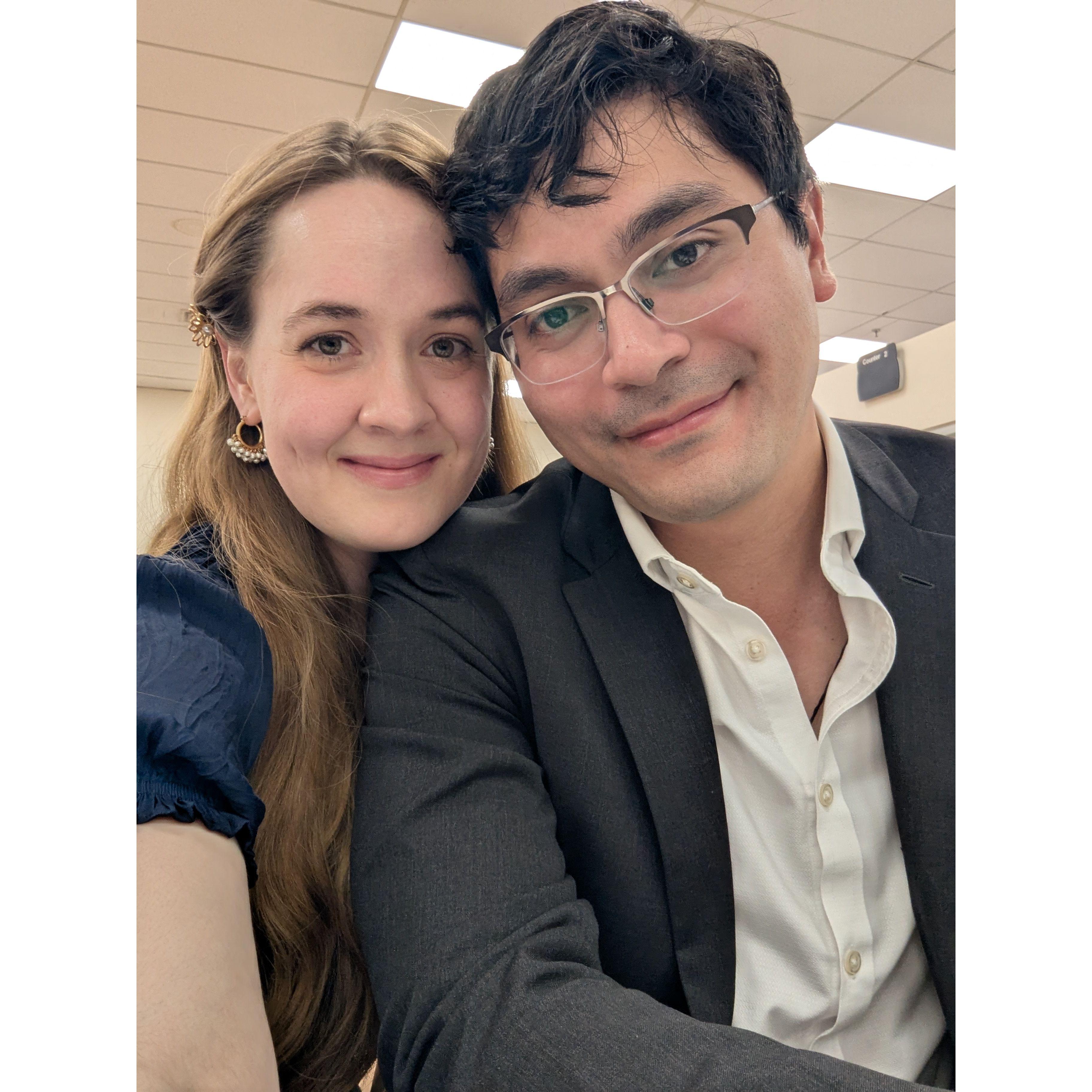 Our last visit before the wedding, and our last goodbye.