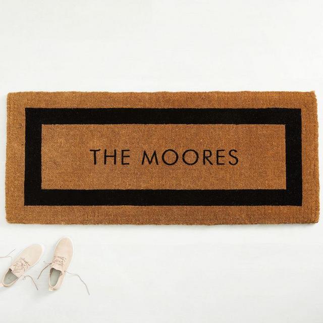 Coco Coir Personalized Doormat, 24"x57"