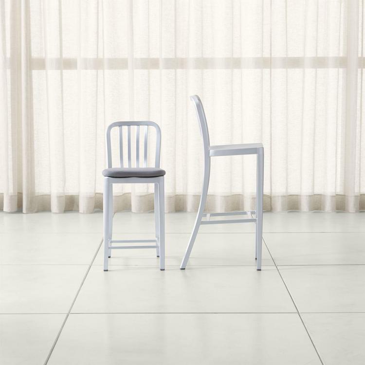 Crate and barrel discount white bar stools