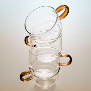BOROSILICATE GLASS MUG TOWER WITH COLORED HANDLE (SET OF 4) - NEW IN - | Zara Home United States of America | Zara Home United States of America